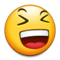 Smiling Face With Open Mouth & Closed Eyes emoji on Samsung